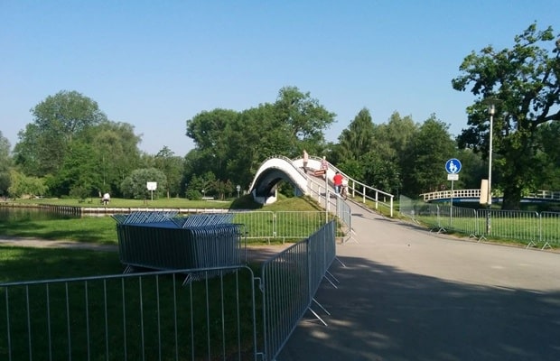 Brücke im Kulturpark Neubrandenburg