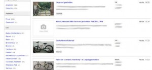 Fahrrad gestohlen: Anzeigen bei ebay-kleinanzeigen