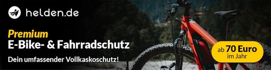 beste fahrradversicherung e-bike helden.de